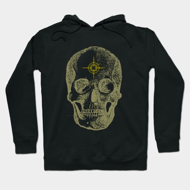 Skull Cross Target Hoodie by Korvus78